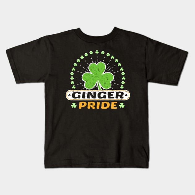 Ginger Pride - Irish, Red Head, St. Patrick's Day Kids T-Shirt by ozalshirts